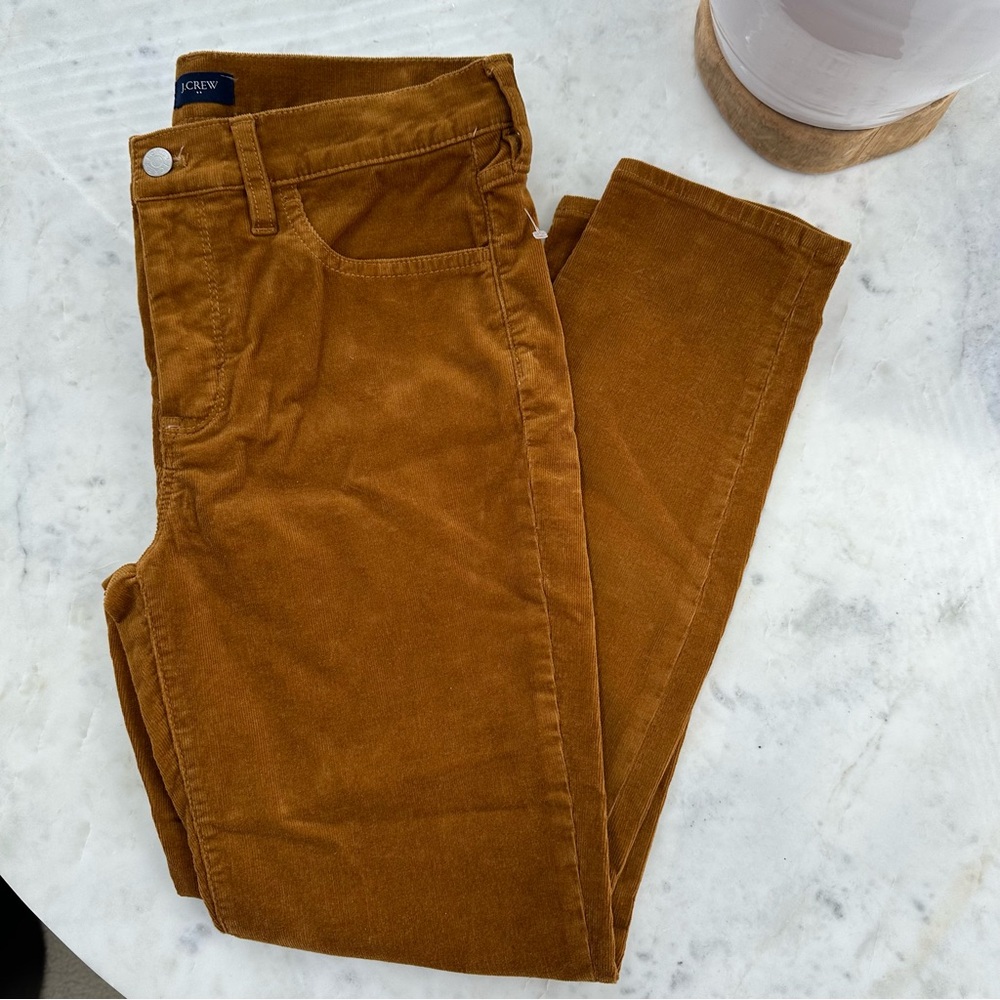 J. Crew Brown Ankle Corduroy Pants new without tags
